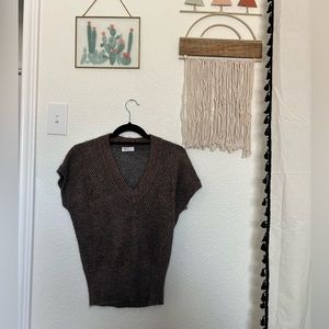 Brunelli Cucinelli Bronze Cashmere Sweater Vest